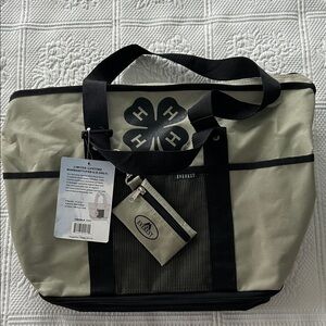 Everest Khaki and Black Women's or Men’s Tote Duffle Bag.